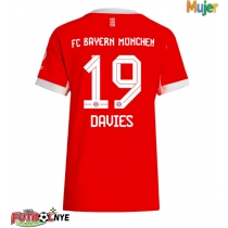Camiseta Bayern Munich Alphonso Davies #19 Primera Equipación para mujer 2025-26 manga corta